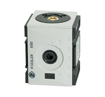 Distributor »FUTURA«, Size 2 G 3/8, Outlets 2xG 3/8, G 1/4, G 1/2