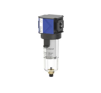 Microfilter »variobloc« with PC container, 0.01 µm, Size 1, G 3/8