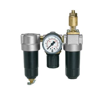 Service unit 3-part »Standard-mini« with metal container, G 1/4