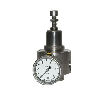 Stainless steel pressure regulator, 1.4404, G 1/2, 0.5 - 8 bar