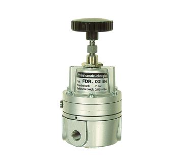 Precision pressure regulator, G 1/4, Control range 0.05 - 2 bar