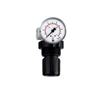 Pressure relief valve, incl. pressure gauge, G 1/4, 0.1 - 2 bar