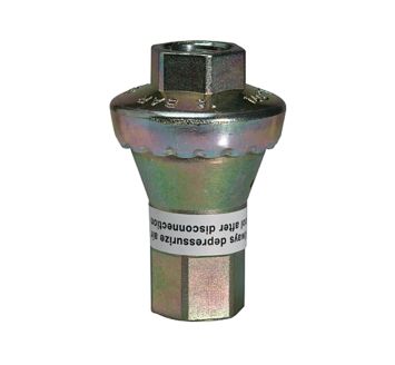 Inline pressure regulator, 2 x IT, G 1/4, AF 17, pre-set 7 bar