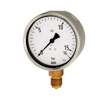 Pressure gauge, robust design, G 1/2, 0 - 400 bar, Ø 100