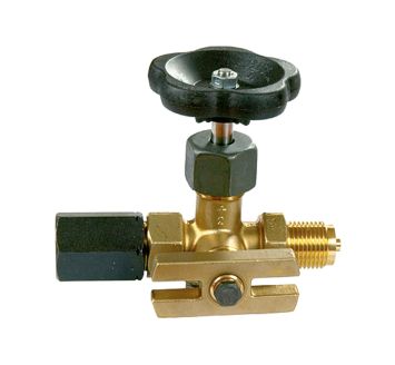 Blocking valve pressure gauge, taps - tension sleeve, G 1/2