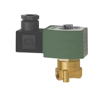 2/2-way solenoid valve, NC, directly operated, 24 V DC, G 1/8