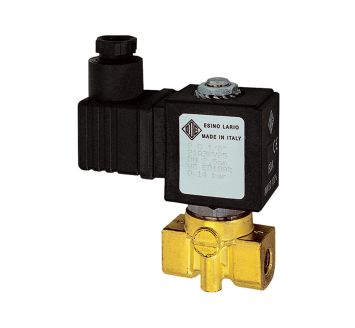 2/2-solenoid valve,NC,dir. oper.,230-240V,50-60Hz,G1/8,PN0-10bar