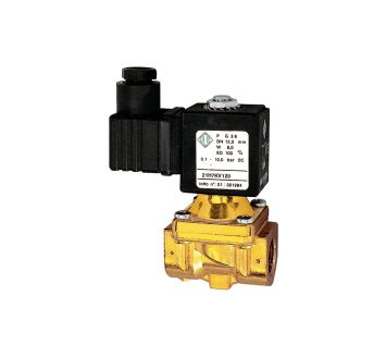 2/2-sol.valve,NC,pilot oper.,230-240V,50-60Hz,FKM,G3/8,0.1-20bar