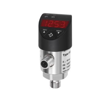 Electr. pressure switch, Digital display, M12x1, G 1/4, 0-1 bar