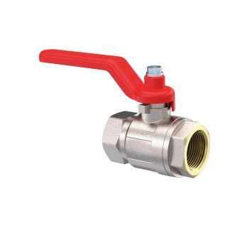 Ball valve, Standard type, IT/IT, nickel-plated brass, G 1