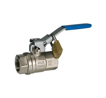 Ball valve, lockable, without venting hole, Rp 1/4