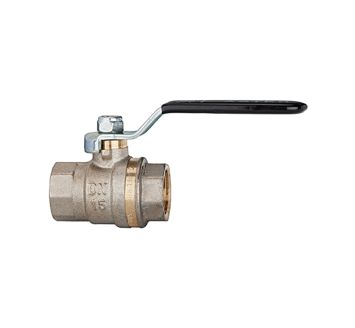 Ball valve standard design, black steel lever, IT/IT, G 3/8