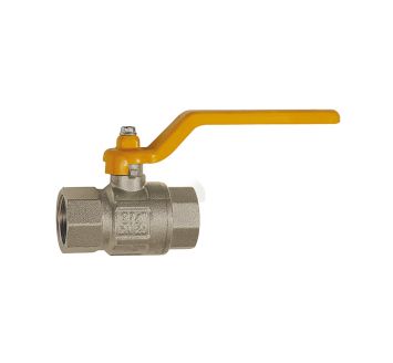 Ball valve EN 331, DVGW, Hand lever, nickel-plated brass, Rp 3/8