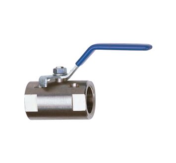 Stainless steel ball valve, 1-piece, Full passage, G 3/8