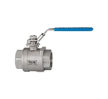 Stainless steel ball valve, Standard design, Full passage, G 3/8