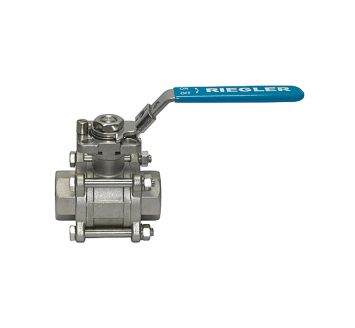 Stainless steel ball valve, Thread design, Full passage, G 1/4