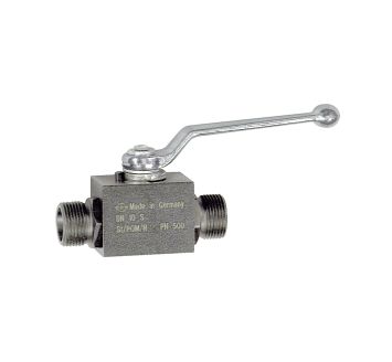 Ball valve, High pressure design, Lightweight series, M14x1.5