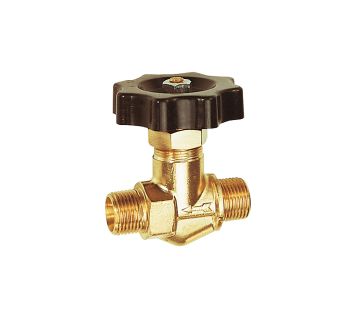 Blocking valve, Brass, ET, G 1/2, DN 11