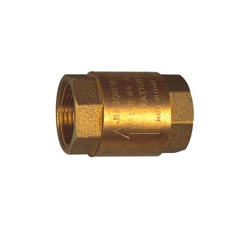 Check valve, reduced passage, G 1, 20 mbar