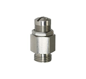Mini bleeder valve, 1.4305, G 1/4, Trigger pressure 16 - 32 bar