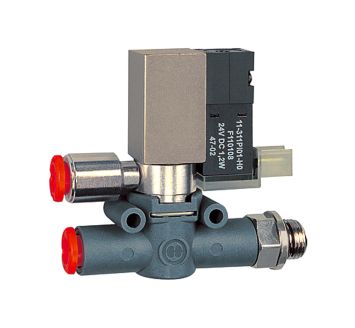 3/2-way solenoid valve controlled venting G 1/8 NC hose 8