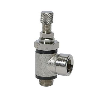 Throttle valve, both directions throttling (B) G 1/8 IT, G 1/8