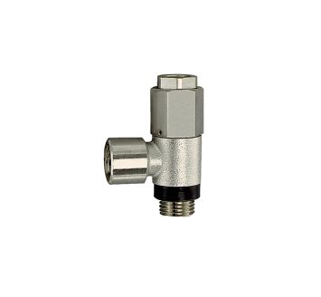 Pneumatically piloted stop valve, G 3/8, G 3/8 i., G 1/8