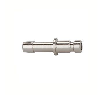 Plug-in connector for I.D. 2.7 nickel-plated brass, Sleeve I.D. 4