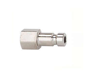 Nipple for couplings I.D. 2.7 nickel-plated brass, G 1/8 IT