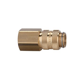 Quick-connect coupling I.D. 5, bright brass, G 1/8 IT