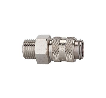 Quick-connect coupling I.D. 5 nickel-plated brass, G 1/8 ET