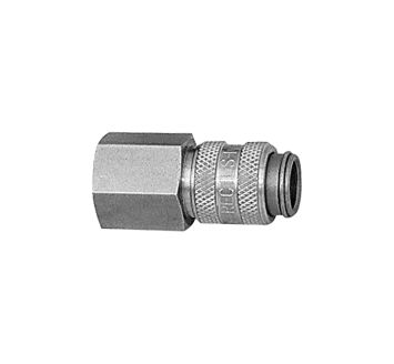 Quick-connect coupling I.D. 5, St. steel 1.4305, G 1/4 IT