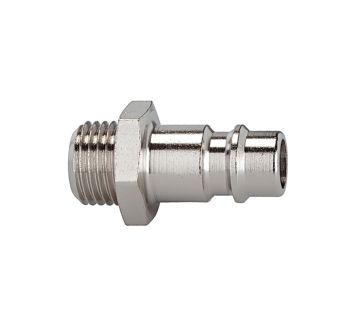 Nipple for coupl. I.D. 7.2-7.8, nickel-pl. brass, G 1/2 ET