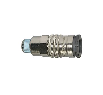 Quick-connect coupling I.D. 10, High flow rate, R 3/8 ET