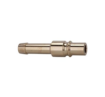 Plug-in connector for coupl. I.D. 12, Bright brass, Sleeve I.D.13