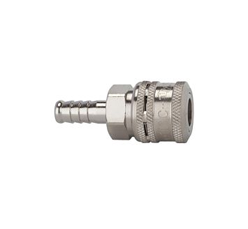 Safety coupling I.D. 7.8, SEK type, nickel-plated brass, I.D. 6