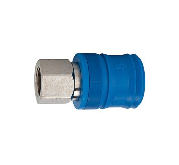 Safety coupling I.D. 7.4, KE type, nickel-plated brass, G 3/8 IT