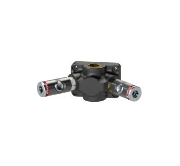 End distributor socket, G3/4, 2 safety coupl. I.D. 7.4, max.12bar