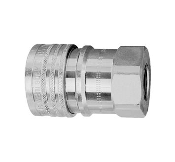 Hydraulic coupling, Series B, nickel-plated brass, G 1/2 IT