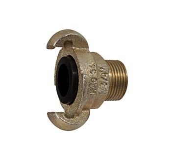 Jaw coupling with exterior thread, G 3/8, DN 8.5