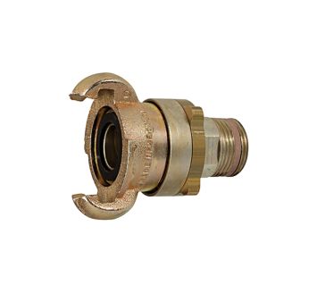 Safety jaw coupling with exterior thread, G 3/8, DN 10