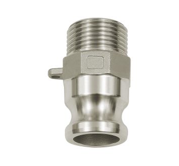 Kamlok quick-connect plug, ET, F type, 1.4401, R 1 1/4