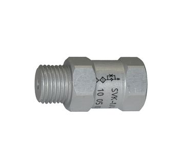 Flow valve, ET top, Aluminium, Ball seat valve