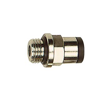 Straight push-in fitting »click-clock« M3 o., hose exterior Ø 3