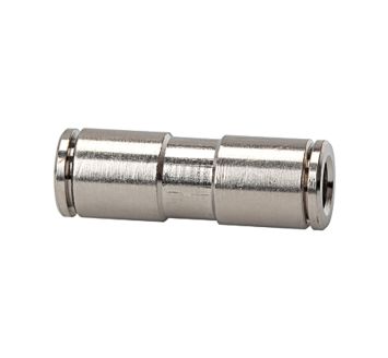 Straight push-in connector »metallica«, for hose exterior Ø 4 mm