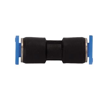 Straight push-in connector »Blue Series« mini, hose exterior Ø 4