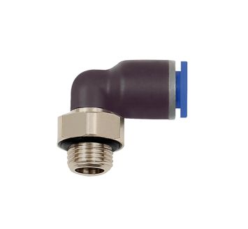 Push-in L-fitting »Blue Series«, rotating, G 1/8 o.