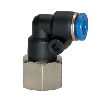 Push-in L-fitting »Blue Series«, rotating, G 1/8 i.