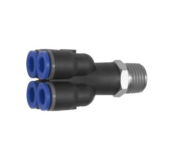 Multi-distributor »Blue Series«, 4-fold, rotating, R 1/8 o.