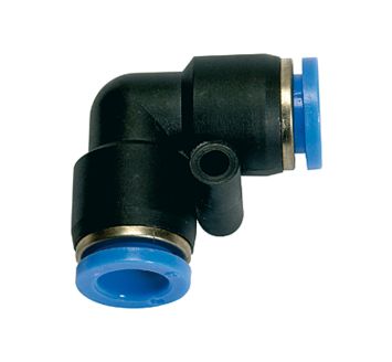 Push-in L-connector »Blue Series«, for hose exterior Ø 4 mm